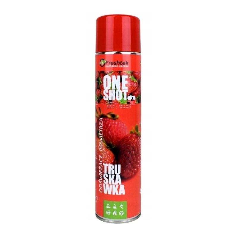 Freshtek Premium Odświeżacz powietrza Truskawka One Shot 600ml